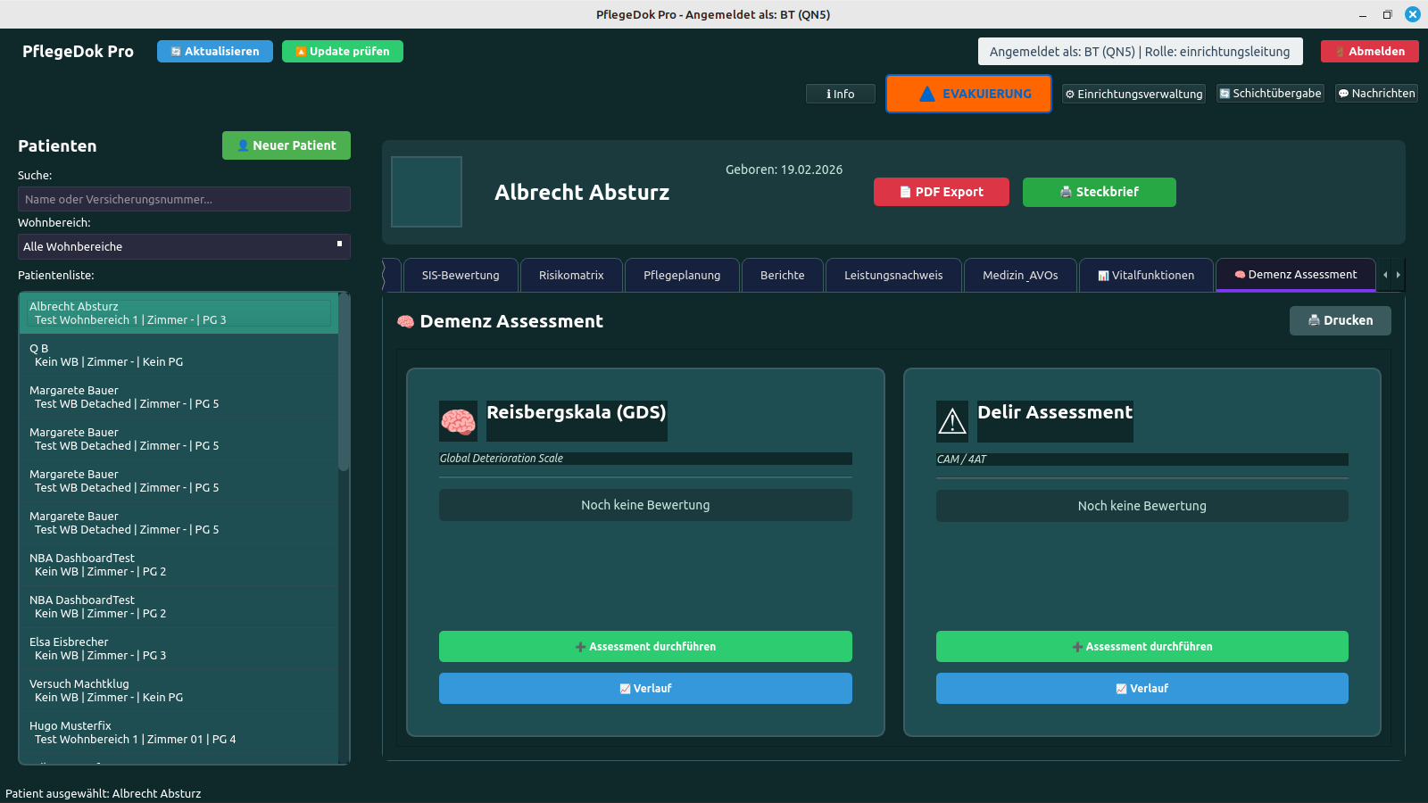 PflegeDoku Pro — Pflegedokumentation